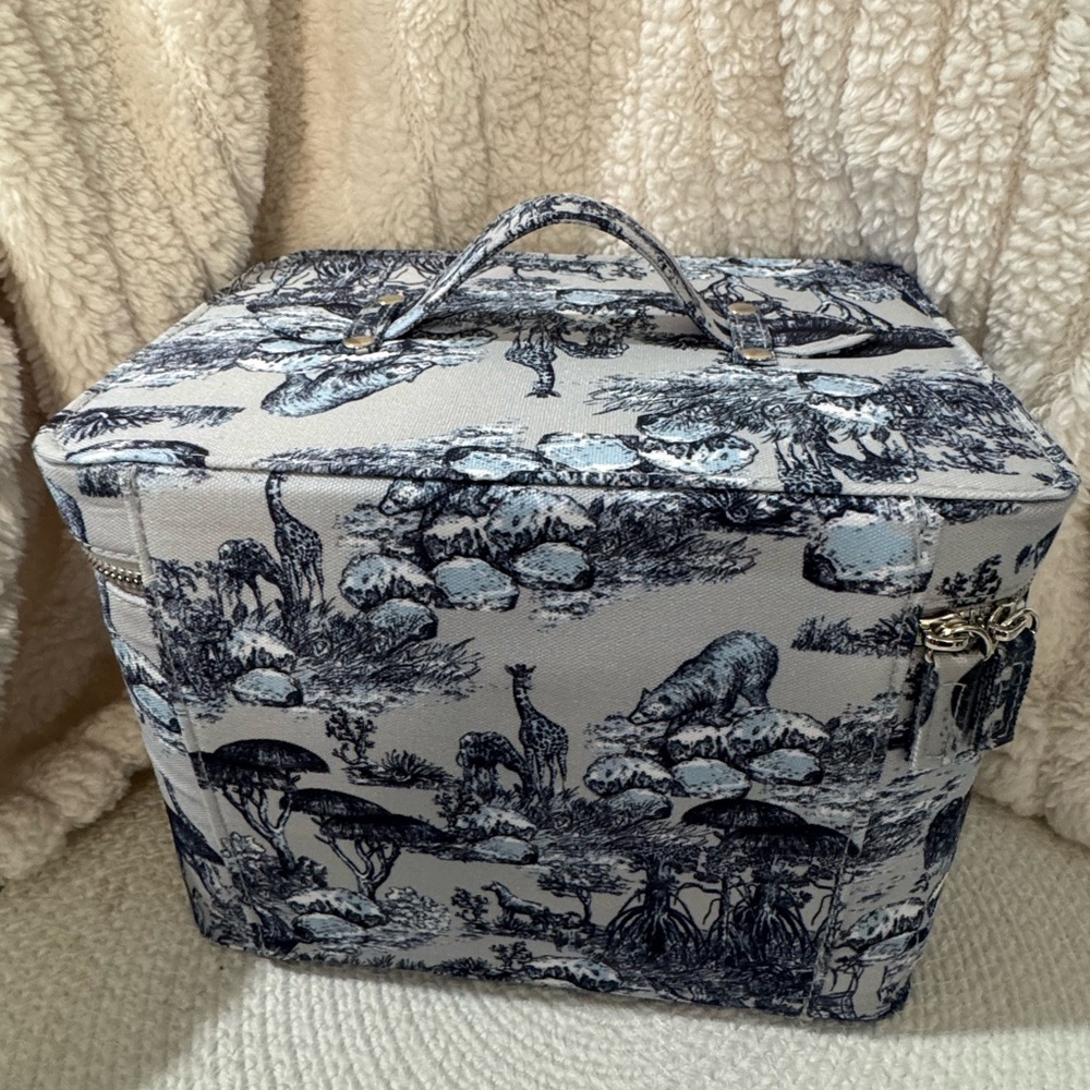 Women’s Dior Blue Toile Print Bag - Picture 2 of 3